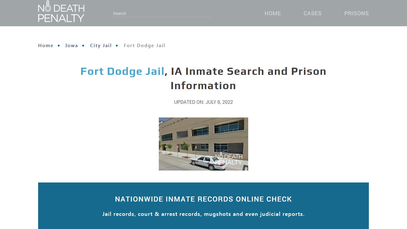 Fort Dodge Jail, IA Inmate Search, Visitation, Phone no ...